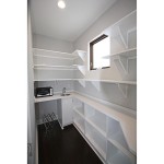 Walk-In Closet with Built-In Storage