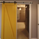 Barndoor Entrance to Master Bathroom