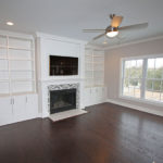 Living Room Fireplace and TV